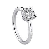 Anello Salvini Donna in Oro bianco Diamante 0.12 Ct 20084621 - 20084621